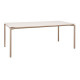 Table minérale à manger rectangulaire FERMOB Calvi Aeris 195x95cm en métal - 25 coloris