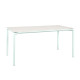 Table minérale à manger rectangulaire FERMOB Calvi Aeris 160x80cm en métal - 25 coloris