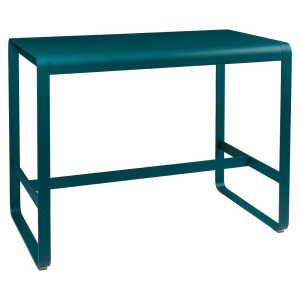 Table haute rectangulaire FERMOB Bellevie 140x80cm en métal - 25 coloris