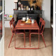 Table à manger rectangulaire FERMOB Bellevie 140x80cm en métal - 25 coloris