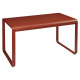 Table à manger rectangulaire FERMOB Bellevie 140x80cm en métal - 25 coloris