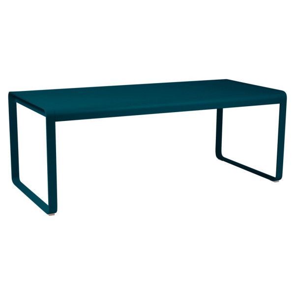 Table à manger rectangulaire FERMOB Bellevie 196x90cm en métal - 25 coloris