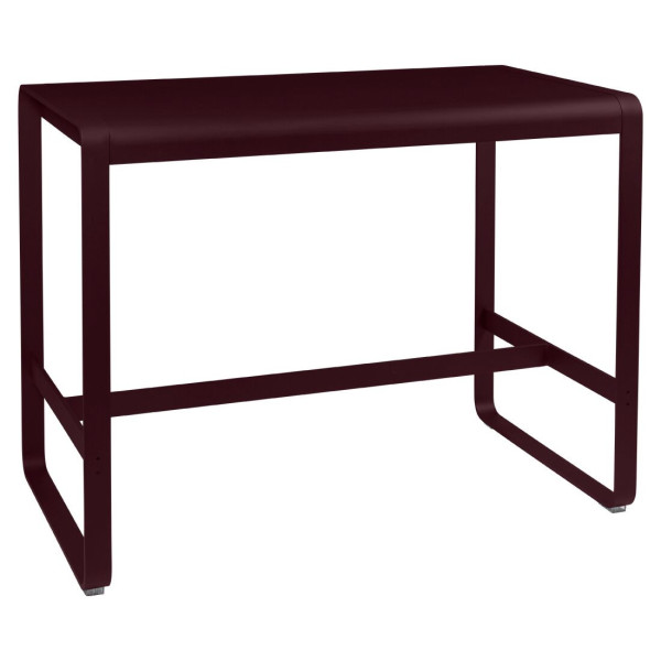 Table à manger rectangulaire mi-hauteur FERMOB Bellevie 140x80cm en métal - 25 coloris