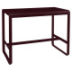 Table à manger rectangulaire mi-hauteur FERMOB Bellevie 140x80cm en métal - 25 coloris