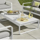 Table basse rectangulaire FERMOB Bellevie 138x80cm en métal - 25 coloris