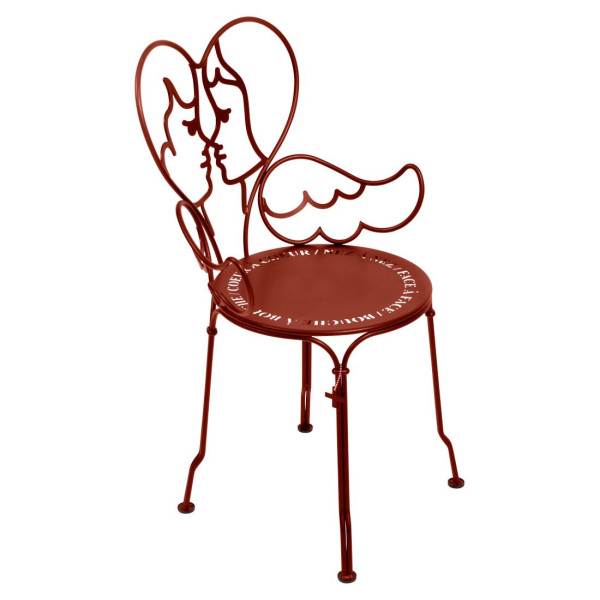 Chaise de repas FERMOB Ange en métal - 25 coloris