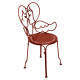 Chaise de repas FERMOB Ange en métal - 25 coloris