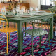Table à manger FERMOB Craft 143x143cm en métal - 25 coloris