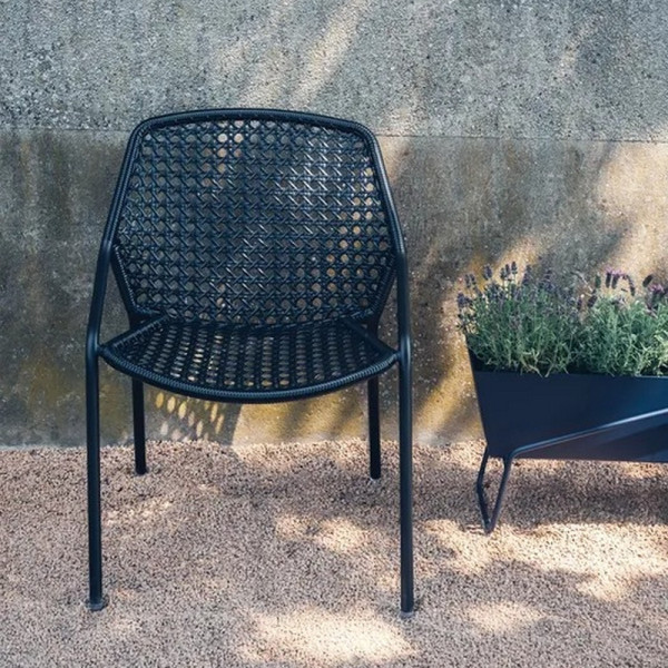 Fauteuil FERMOB Croisette en métal et polyéthlène - 3 coloris