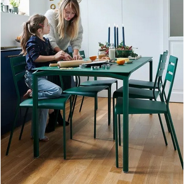Chaise de repas FERMOB Facto en métal - 25 coloris