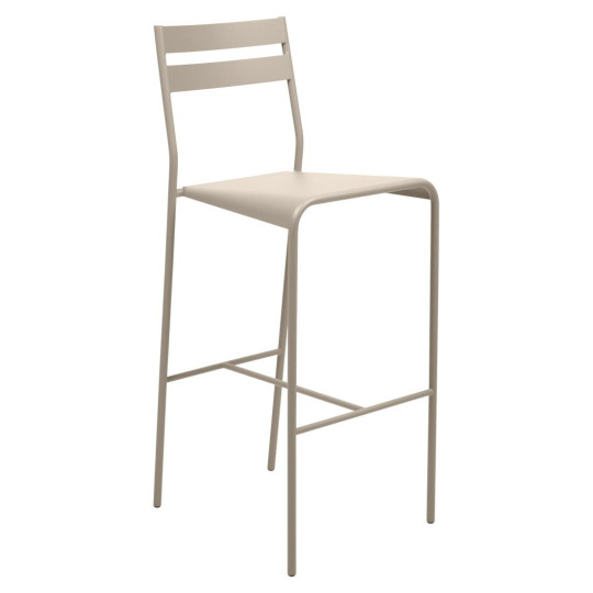 Chaise haute de bar FERMOB Facto en métal - 25 coloris