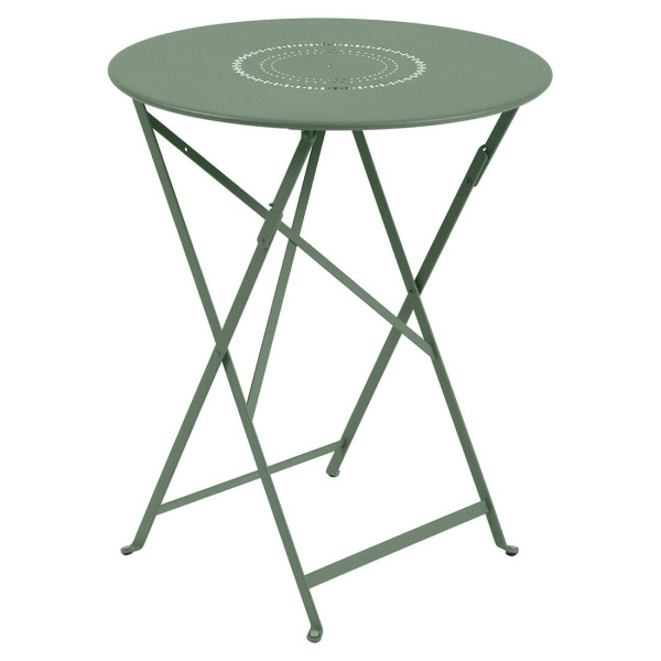 Table à manger pliante ronde FERMOB Floréal 60cm en métal - 25 coloris