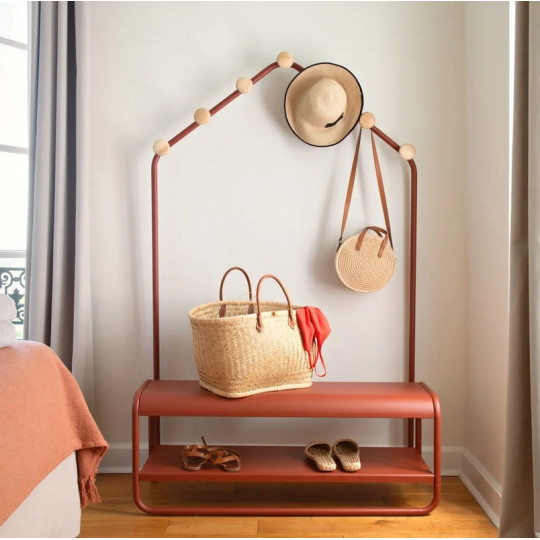 Banc vestiaire FERMOB Funambule en métal - 25 coloris