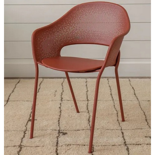 Fauteuil avec accoudoirs bridge FERMOB Kate en métal - 25 coloris