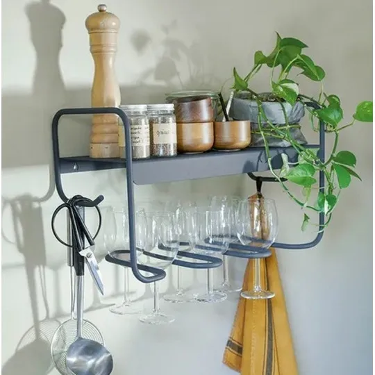 Etagère murale FERMOB Picolino en métal - 25 coloris