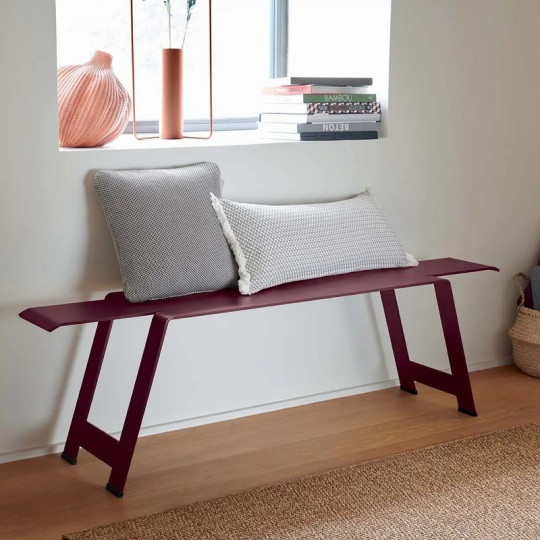 Banc 3 personnes FERMOB Origami en métal - 25 coloris