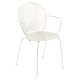 Fauteuil avec accoudoirs bridge FERMOB Lorette en métal - 25 coloris
