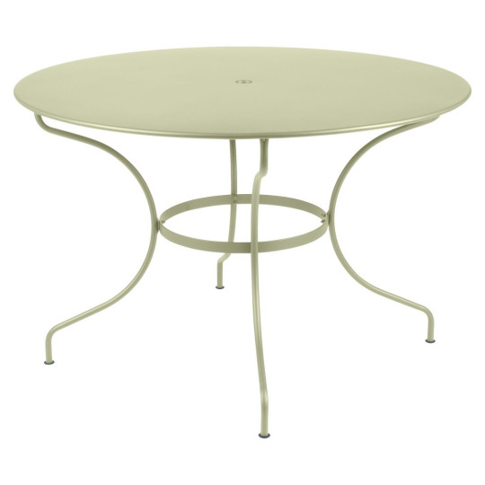 Table à manger ronde FERMOB Opéra+ 117cm en métal - 25 coloris