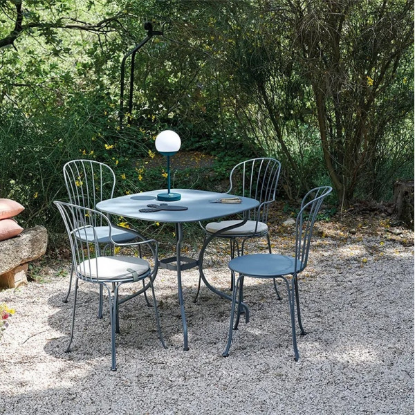 Chaise de repas FERMOB Opéra+ en métal - 25 coloris