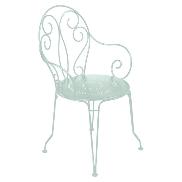 Fauteuil bridge avec accoudoirs FERMOB Montmartre en métal - 17 coloris