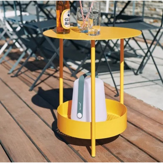 Guéridon table d'appoint FERMOB Salsa 50cm en métal - 25 coloris
