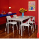Table à manger FERMOB Calvi mat velouté 160x80cm en métal - 4 coloris