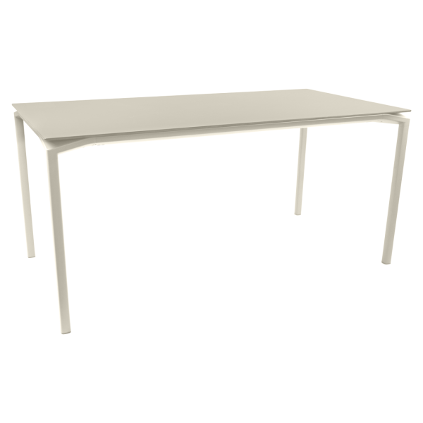 Table à manger FERMOB Calvi mat velouté 160x80cm en métal - 4 coloris