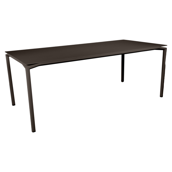 Table à manger FERMOB Calvi mat velouté 195x95cm en métal - 4 coloris