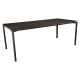 Table à manger FERMOB Calvi mat velouté 195x95cm en métal - 4 coloris