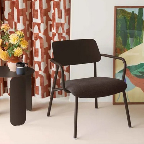 Fauteuil lounge FERMOB Studie en tissu et métal - 7 coloris