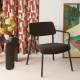 Fauteuil lounge FERMOB Studie en tissu et métal - 7 coloris