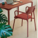 Fauteuil avec accoudoirs bridge FERMOB Studie en tissu et métal - 7 coloris