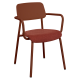 Fauteuil avec accoudoirs bridge FERMOB Studie en tissu et métal - 7 coloris