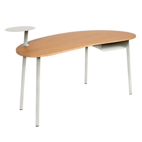 Bureau FERMOB Nuage chêne en bois et métal - 25 coloris