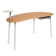 Bureau FERMOB Nuage chêne en bois et métal - 25 coloris