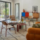 Fauteuil lounge FERMOB Studie chêne en bois et métal - 25 coloris