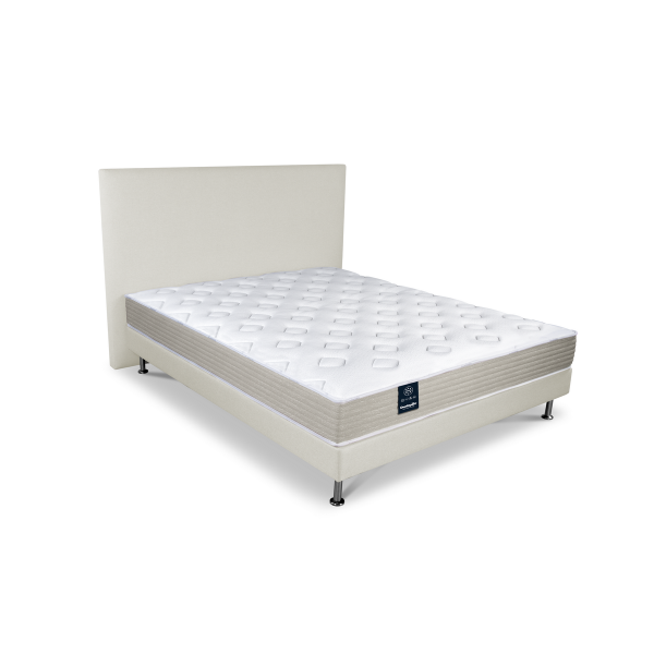 Matelas DUNLOPILLO Coquelicot accueil moelleux soutien ferme - mousse Aérial H21cm - 10 tailles