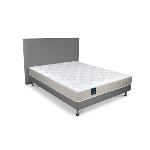 Matelas DUNLOPILLO Coquelicot accueil moelleux soutien ferme - mousse Aérial H21cm - 10 tailles