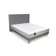 Matelas fixe ou relax DUNLOPILLO Edelweiss accueil moelleux soutien ferme - Latex H18cm - 10 tailles