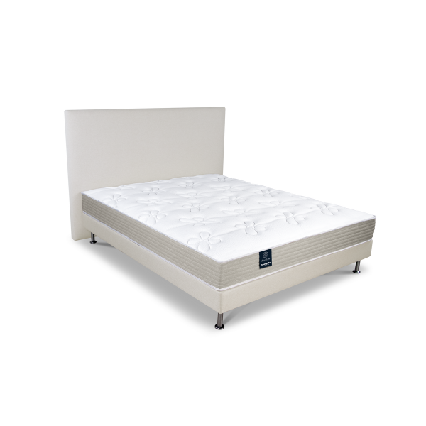 Matelas fixe ou relax DUNLOPILLO Freesia accueil moelleux soutien très ferme - Latex H20cm - 10 tailles