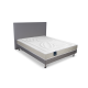 Matelas fixe ou relax DUNLOPILLO Glycine accueil moelleux soutien ferme - Latex H22cm - 10 tailles
