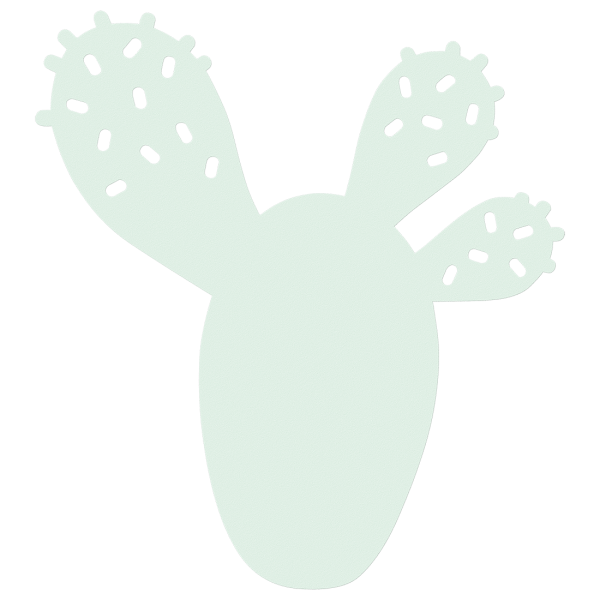 Dessous de plat FERMOB Cactus 25.5x24cm en métal - 10 coloris