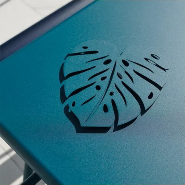 Dessous de plat FERMOB Monstera 24x22cm en métal - 10 coloris