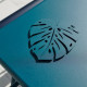 Dessous de plat FERMOB Monstera 24x22cm en métal - 10 coloris
