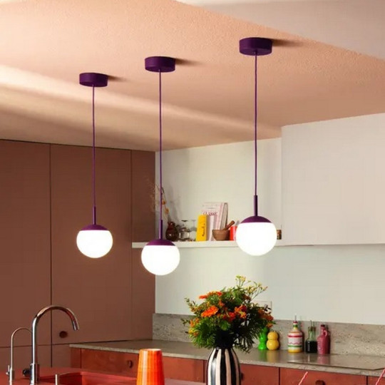 Suspension FERMOB Mooon! 15cm - 4 coloris