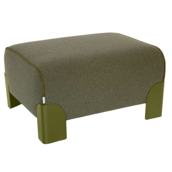 Grand pouf FERMOB Voulez-vous Chiné en tissu et métal - 20 coloris