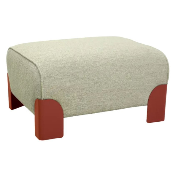 Grand pouf FERMOB Voulez-vous Bouclette en tissu et métal - 12 coloris