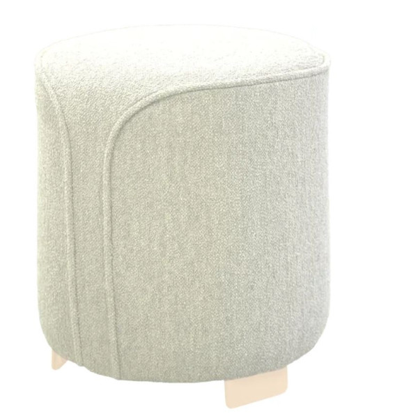 Pouf rond FERMOB Voulez-vous Bouclette en tissu et métal - 12 coloris