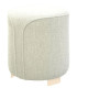 Pouf rond FERMOB Voulez-vous Bouclette en tissu et métal - 12 coloris