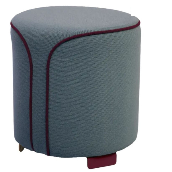 Pouf rond FERMOB Voulez-vous Chiné en tissu et métal - 20 coloris